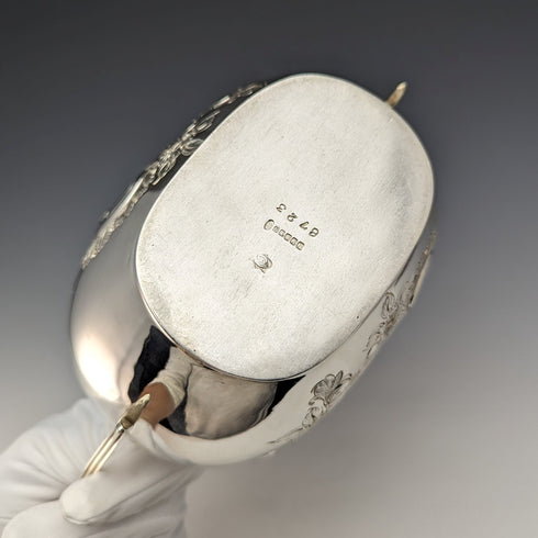 約 1900 年英國古董鍍銀糖罐 Needham、小牛肉和 Tyzach